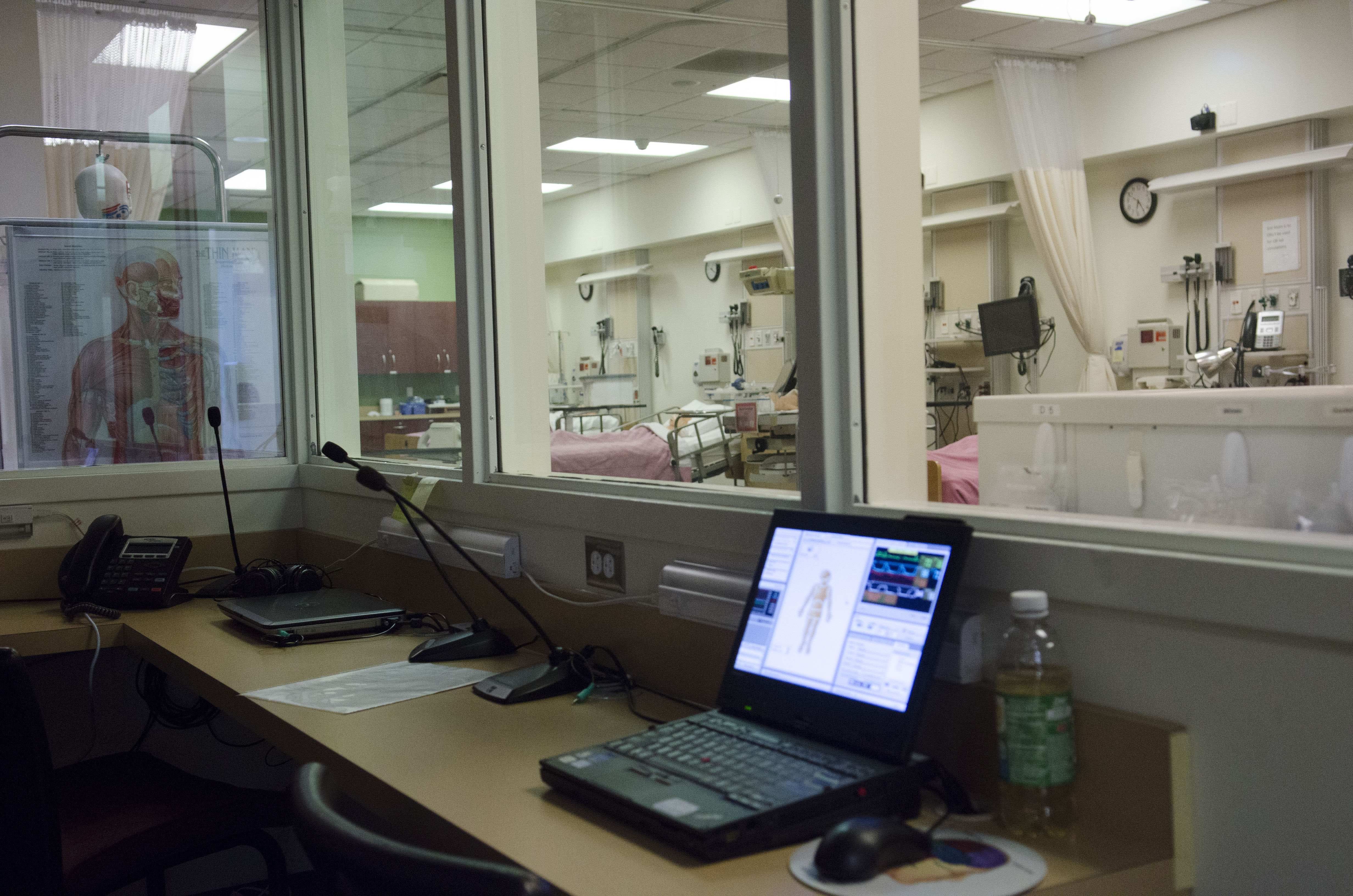 Nursing simulator room